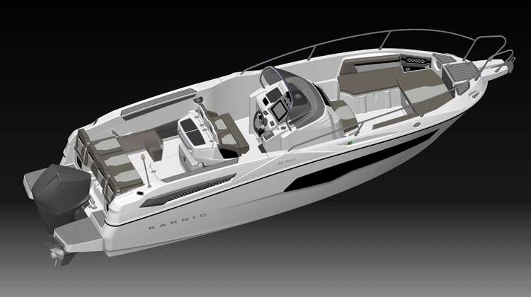 Extreme rigidity and positive flotation due to all-composite, foam injected hull structure